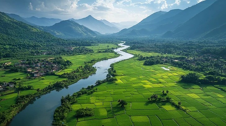 Lush Green Valley